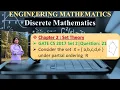 GATE CS 2017 Set 2 Question 21 Consider the set X a b c d e under partial ordering R a a