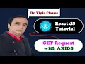 React Tutorial AXIOS GET Request in React Dr Vipin Classes