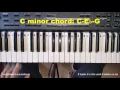 How to Play the C Minor Chord on Piano and Keyboard Cm Cmin