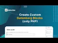 Build Gutenberg Blocks Visually With Meta Box Builder
