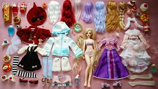 Rapunzel RINCESS BJD Unboxing dressup ラプンツェル お姫様 着せ替え 球体関節人形 ドール プリンセス