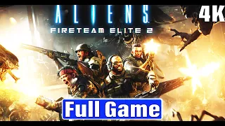 ALIENS FIRETEAM ELITE 2 Full Gameplay Walkthrough FULL GAME No Commentary 4K60FPS.