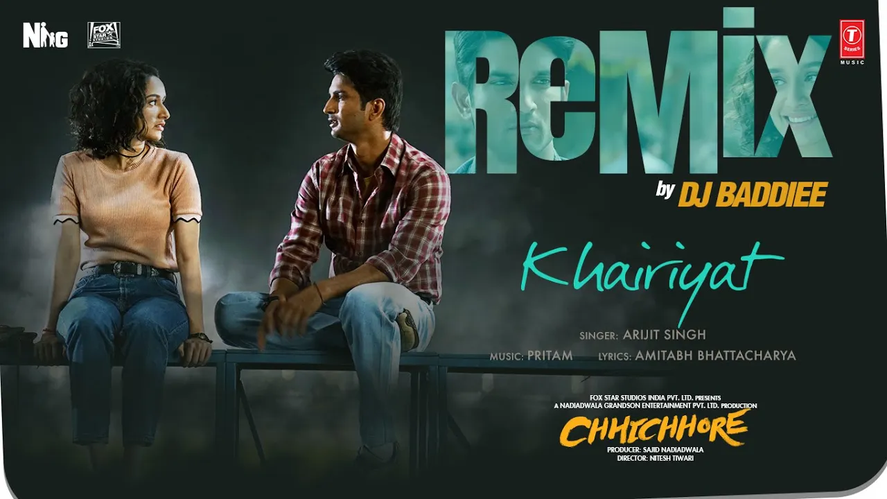 Khairiyat (Remix) | Arijit Singh, DJ Baddiee | Sushant Singh Rajput, Shraddha Kapoor | Pritam