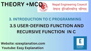 1 5 USER-DEFINED FUNCTION AND RECURSIVE FUNCTION IN C