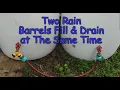 The easy way to link two or more rain barrels