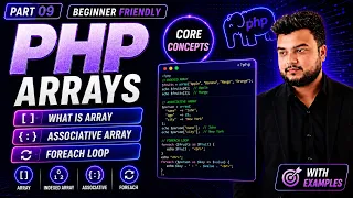 PHP Arrays in Indexed Array Associative Array Foreach Loop PHP Tutorial
