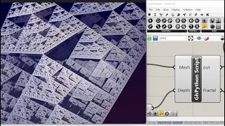 Python 4 Grasshopper 3D Fractal Tutorial