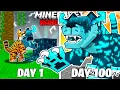 Download Lagu I Survived 100 Days as a WARDEN TIGER in HARDCORE Minecraft
