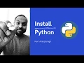 Download and Install Python 2 minute - no ads