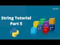 String Tutorial Part 5 In Python Programming Training Craw Security