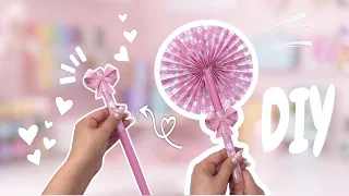 DIY Magic Folding Paper Fan! 🌸 Cutest Paper Craft Ever