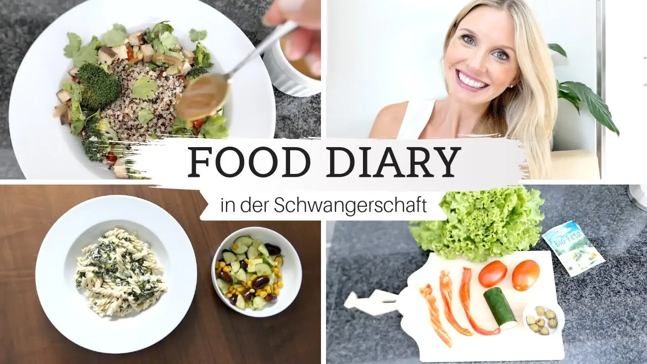 FOOD DIARY / ESSENSTAGEBUCH IN DER SCHWANGERSCHAFT / 6 TAGE