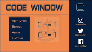 Types Of Compound Assignment Operators In Java Code Window 2020