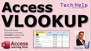 Microsoft Access Equivalent of an Excel VLOOKUP Function with Approximate Match using DLookup DMax
