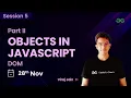 Objects in JavaScript Part 2 DOM Viraj Jain GeeksforGeeks Web Development