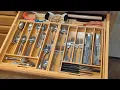 oridom 2-Piece Bamboo Silverware Organizer