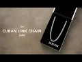 Men s Silver Cuban Link Chain - 5mm Men s Jewelry Unboxing JAXXON