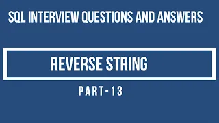 Reverse Function in SQL Charindex Substring