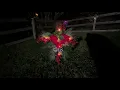 SOWSUN Solar Christmas Cross Cemetery Decorations Demo