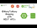 Entity Mapping ManyToMany JoinTable with REST Spring Data JPA Spring Boot Dev2Prod Coding
