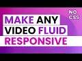 Make Any Responsive Fit s to Available Space NO CSS