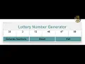 How to Create a Lottery Number Generator using Tkinter in Python