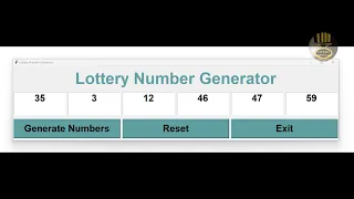 How to Create a Lottery Number Generator using Tkinter in Python