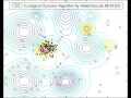 Ecological Systems Algorithm ESA optimizing a function