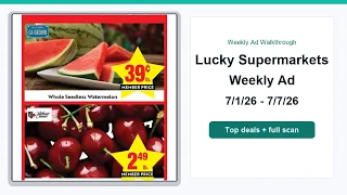 Lucky Supermarkets Weekly Ad 26 - 26 Best Deals