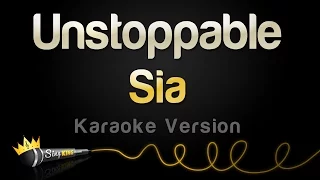 sia unstoppable karaoke version 