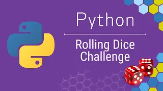 Python Dice Roll Game Tutorial Beginner Coding Challenge
