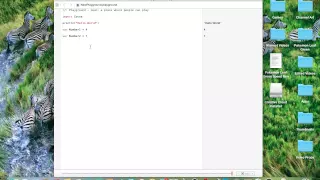 The Basics of Coding Swift - Hello World