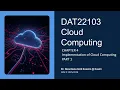 DAT22103 CHAPTER 4 PART 1 Implementation of Cloud Computing