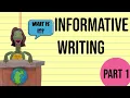 How to Write Informational Essays for Kids Part 1 - What is Informative Writing Grades 3-5
