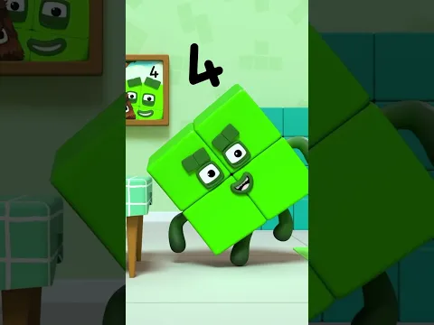 Green! - Rainbow Patterns for Kids | Learn to Count | Number Cartoon | Numberblocks #shorts