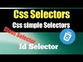 Css Selector In Telugu Css Simple Selector s In Telugu Simple selectors In Css Telugu