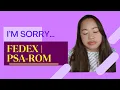 I m SORRY May FEDEX delivery charges pala PSA ROM