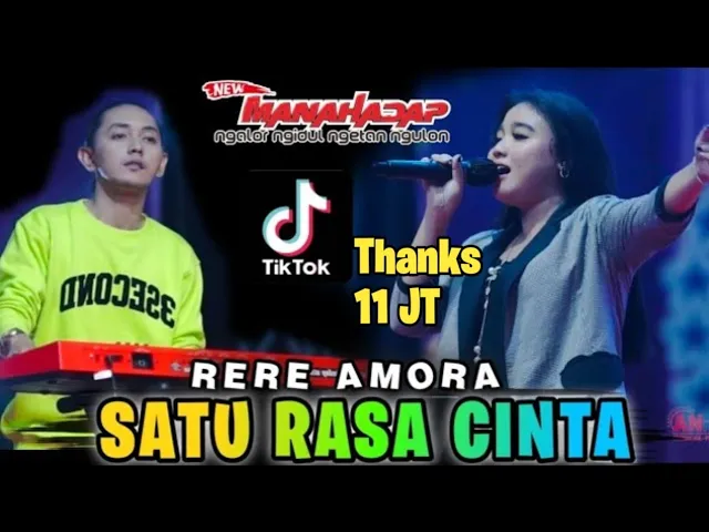 Download MP3 SATU RASA CINTA Versi dangdut (Viral tik tok) - RERE AMORA - NEW MANAHADAP (Official Music Video)