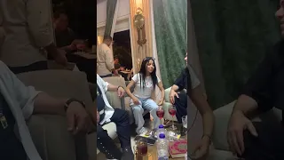 أمال خميس شعبولا مع عمها عصام وعمها عبدالرحيم 