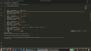 tkinter and pandas data reader stock tracker using python on vscode