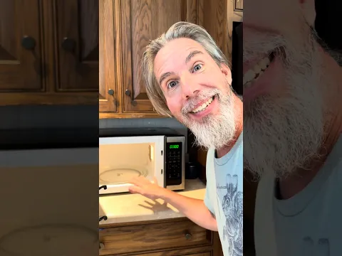 I cleaned the inside of our microwave!