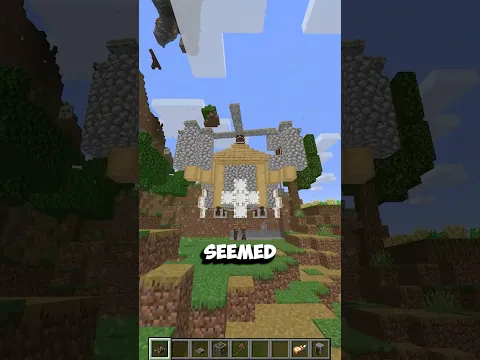 Turning a Villager House into a Helicopter🔥with Create Aeronautics in Minecraft