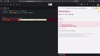 ReactDOM render and React createElement Essential React