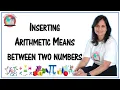Arithmetic Mean Arithmetic Sequence Sequences Series Mathacademy