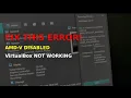 Not in a hypervisor partitionHVP VERR NEM NOT AVAILABLE