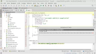Set compileSdkVersion buildToolsVersion minSdkVersion and targetSdkVersion in Android Studio