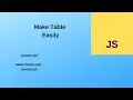 print multiplication table of a given number javascript multiplication and Simple Tanveer Tube