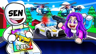SEN LAMBORGHINI ile HERKESİ Etkiledin! - Roblox Runaways