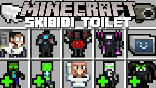 Minecraft SKIBIDI TOILET ADDON / SKIBIDI TOILET TITAN WARS MOD! (Minecraft Mods)