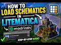 How to load schematics using LITEMATICA on Modrinth 26 2